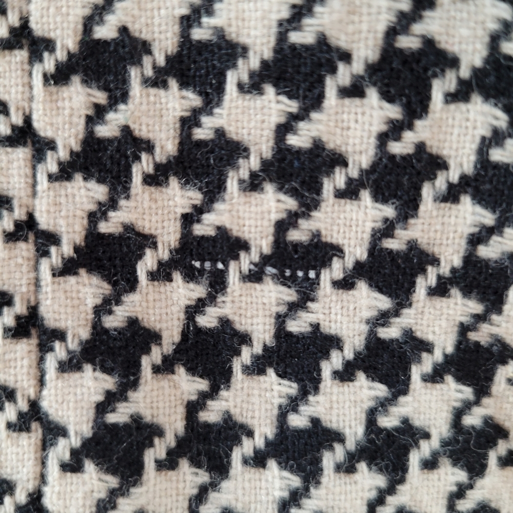 Eddie Bauer Womens Black and Cream Houndstooth A-line Skirt Size 6 - Picture 14 of 14